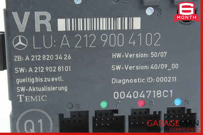 08-14 Mercedes W204 C300 C250 Front Right Passenger Side Door Controller Module
