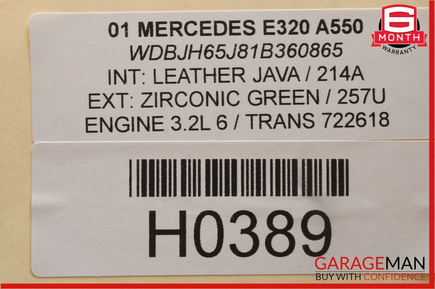 99-02 Mercedes W210 E320 E430 E55 AMG Bose Amp Amplifier Module 2108202789