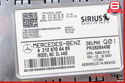 12-15 Mercedes SLK350 GLK350 E350 Sirius Satellite Radio Receiver Control Module