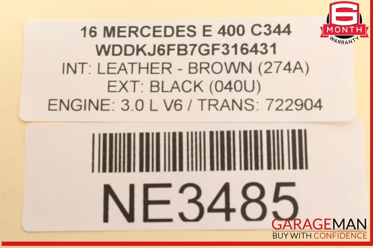 08-17 Mercedes W212 E400 C250 Rear Left or Right Side Lower Thrust Control Arm