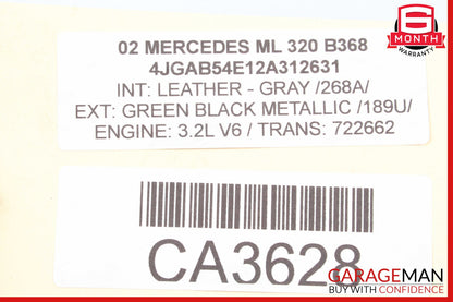 98-05 Mercedes W163 ML320 ML350 ML500 Front Right Side Axle CV Half Shaft OEM