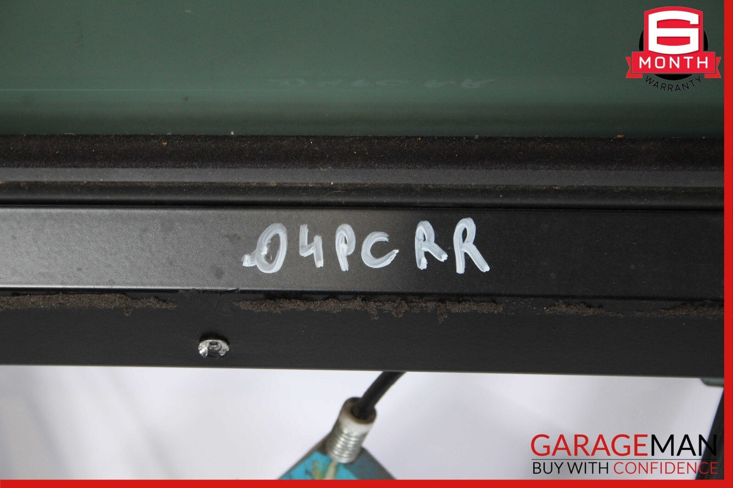 03-06 Porsche Cayenne 955 Rear Right Door Frame Window Regulator Glass Panel