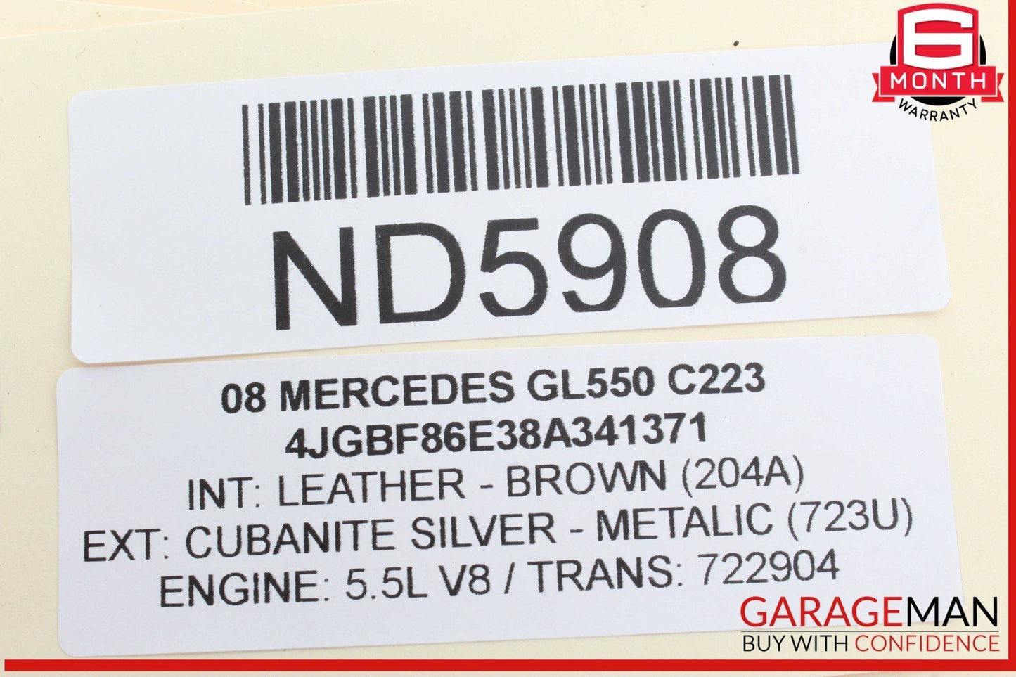 06-12 Mercedes X164 GL550 ML350 ML63 AMG Keyless Go Controller Module Unit OEM