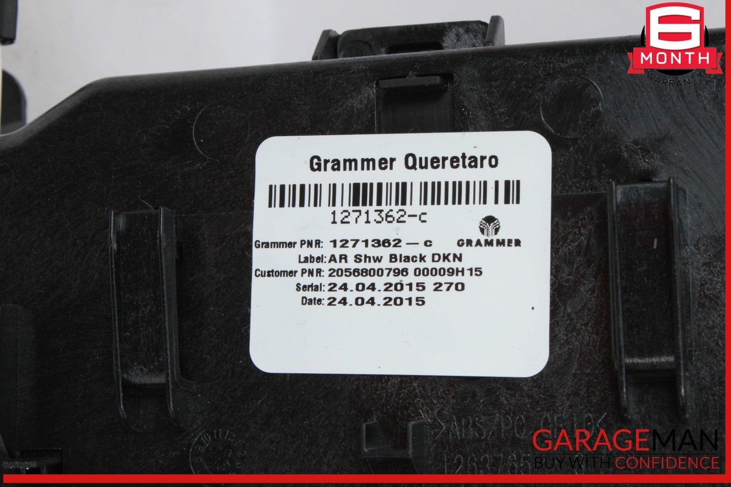15-20 Mercedes W205 C300 Front Center Console Arm Rest Armrest 2056800796 OEM