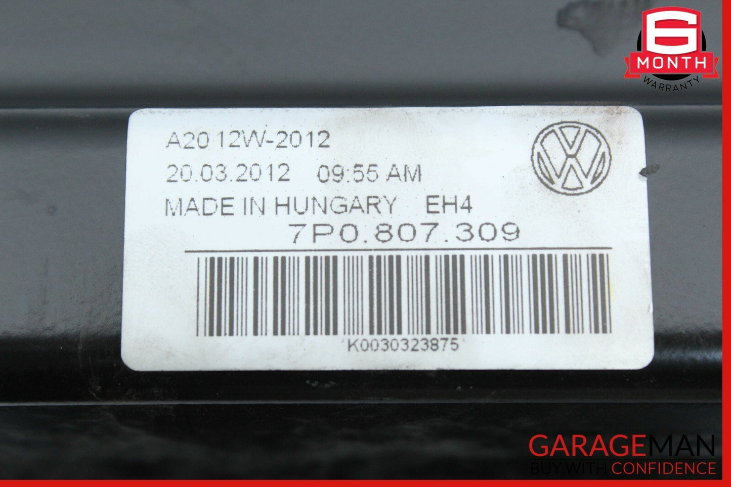 11-17 Porsche Cayenne 958 Rear Bumper Reinforcement Bracket Impact Bar 7P0807309