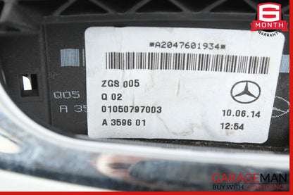 12-16 Mercedes R172 SLK350 Front Left Side Exterior Door Handle Keyless Go OEM