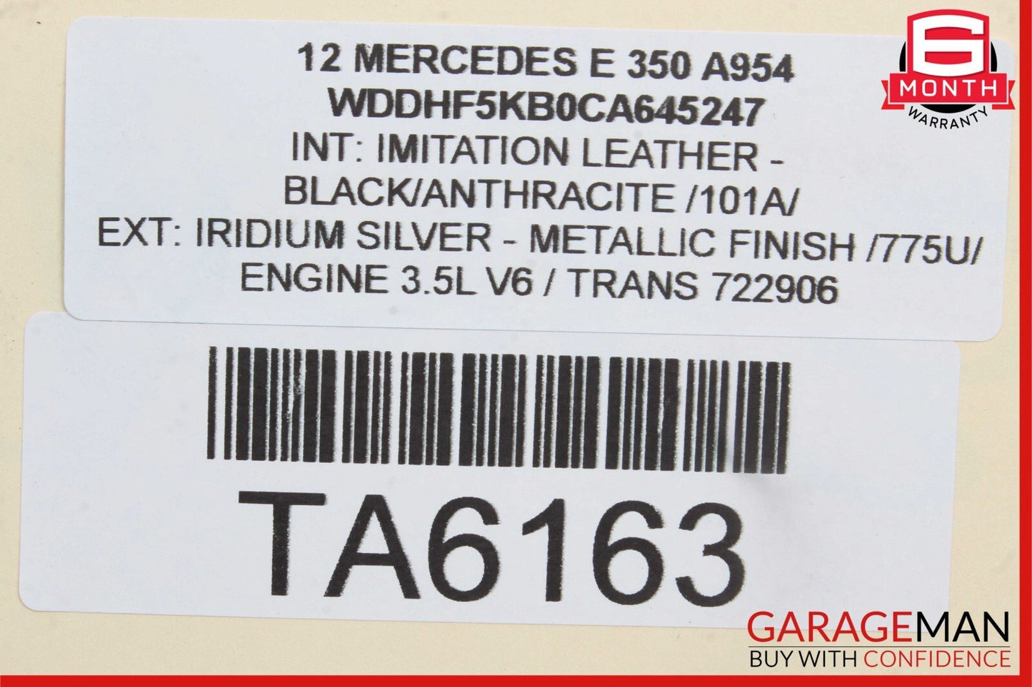 08-14 Mercedes E350 C250 C300 Rear Left Side Door Lock Latch Actuator