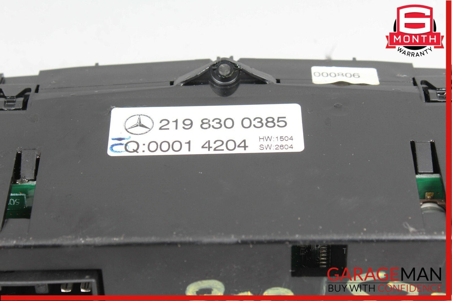 06-11 Mercedes W219 CLS500 CLS350 CLS55 AMG A/C AC Heater Climate Control Switch