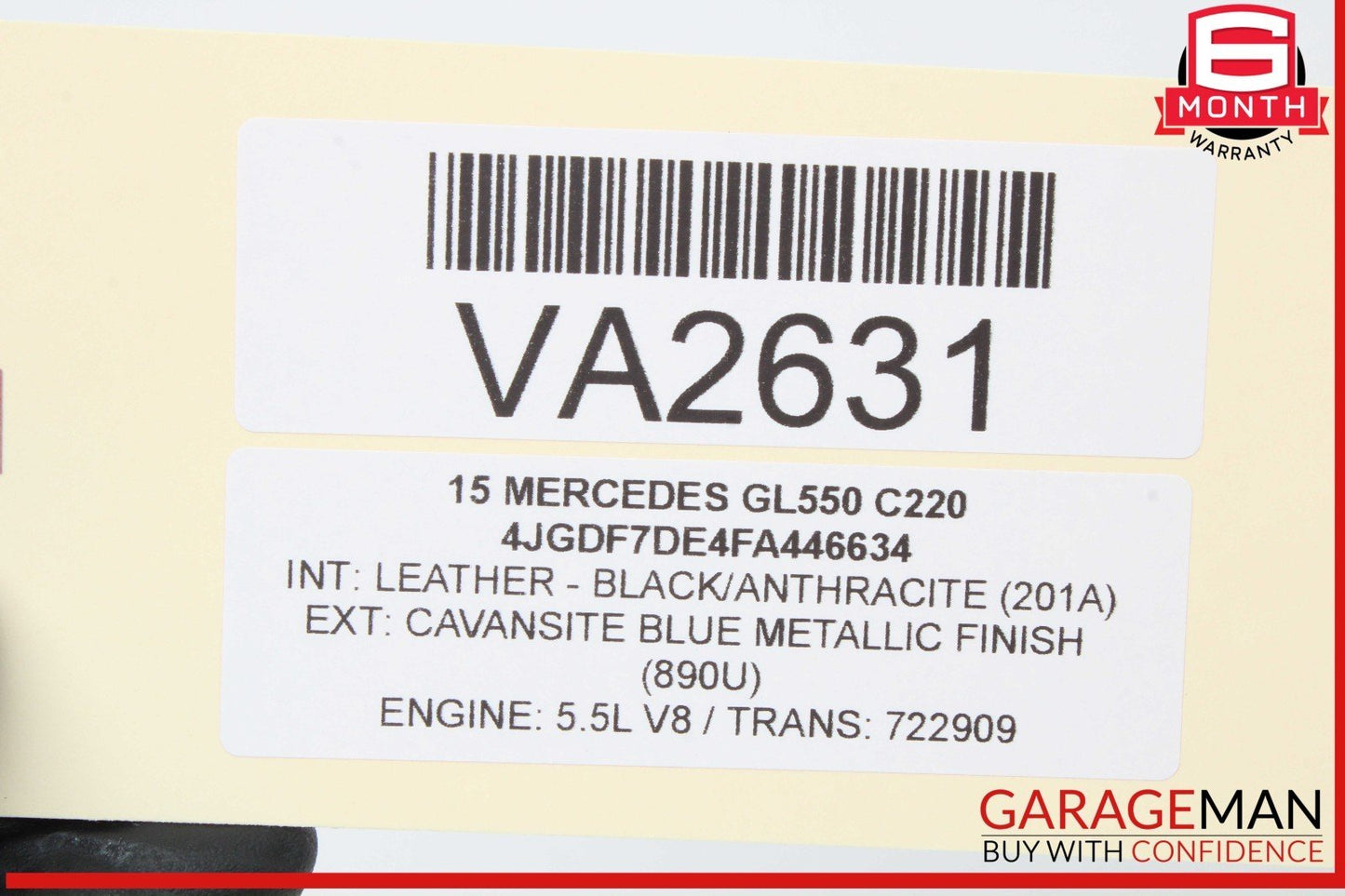 12-19 Mercedes X166 GL550 GL450 Front Left Side Door Window Regulator Motor OEM