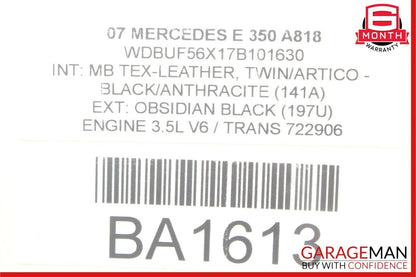 06-09 Mercedes W211 E350 R350 Engine Starter Motor 0061510501 OEM
