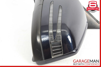 13-16 Mercedes X166 GL450 Front Left Side Mirror Glass Rear View Blind Spot Assy