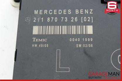 03-09 Mercedes W211 E350 E500 E63 AMG Front Left Side Door Control Module Unit