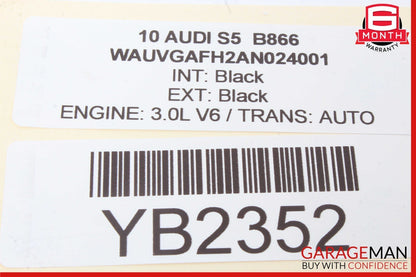 08-13 Audi S5 Rear Trunk Actuator Lock Latch Actuator Assembly OEM