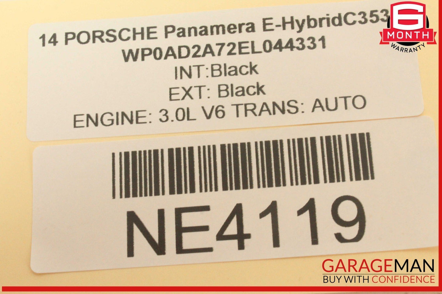 10-16 Porsche Panamera 970 E-Hybrid Rear Left or Right Side Upper Outer Arm OEM