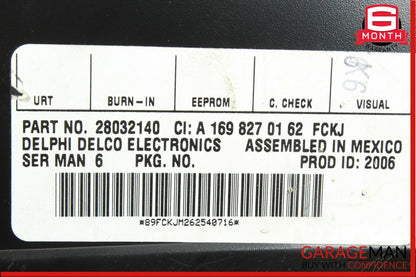 03-08 Mercedes CLS550 ML550 E63 AMG Sirius Satellite Radio Receiver Module Unit
