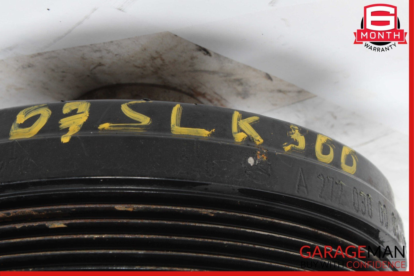 07-11 Mercedes R171 SLK300 Engine Motor Crankshaft Crank Shaft Pulley OEM