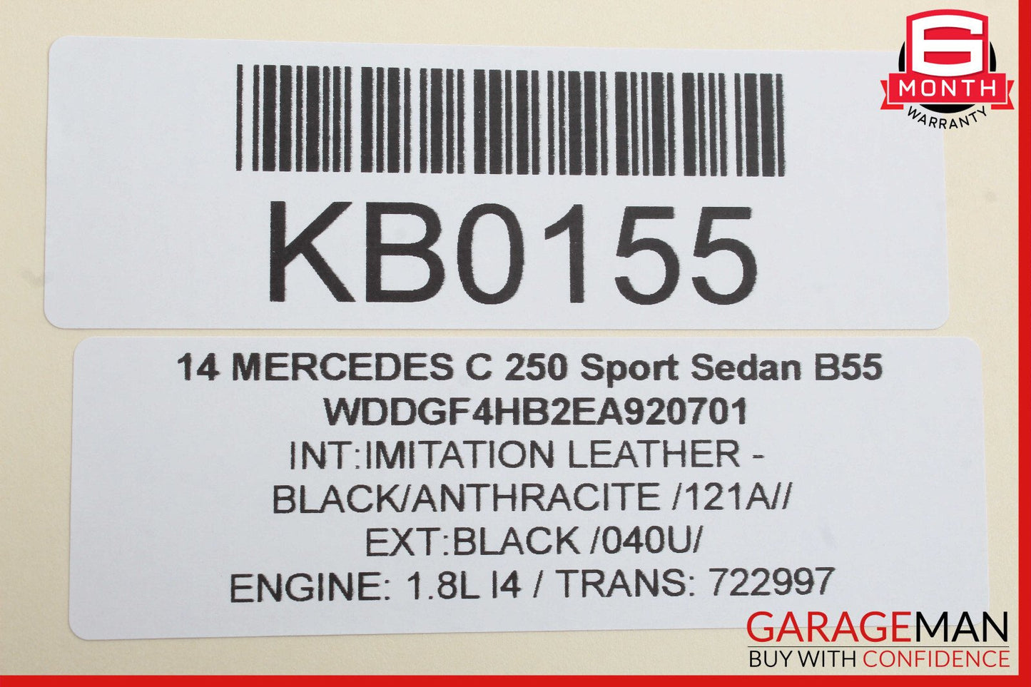 08-18 Mercedes W204 C250 E400 Front Right Side Door Control Module OEM