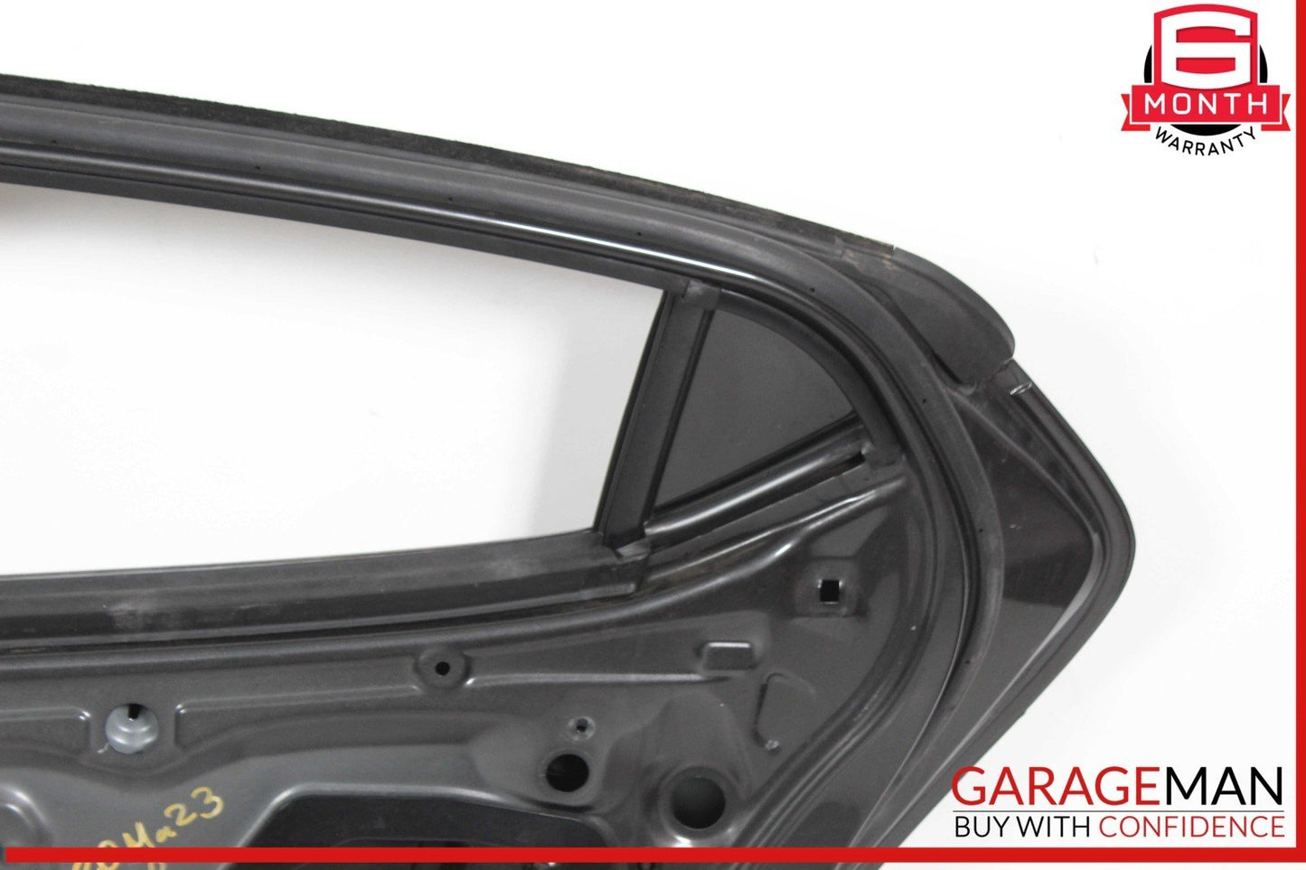 19-23 Mazda 3 Hatchback Rear Right Passenger Side Door Shell Panel Gray OEM