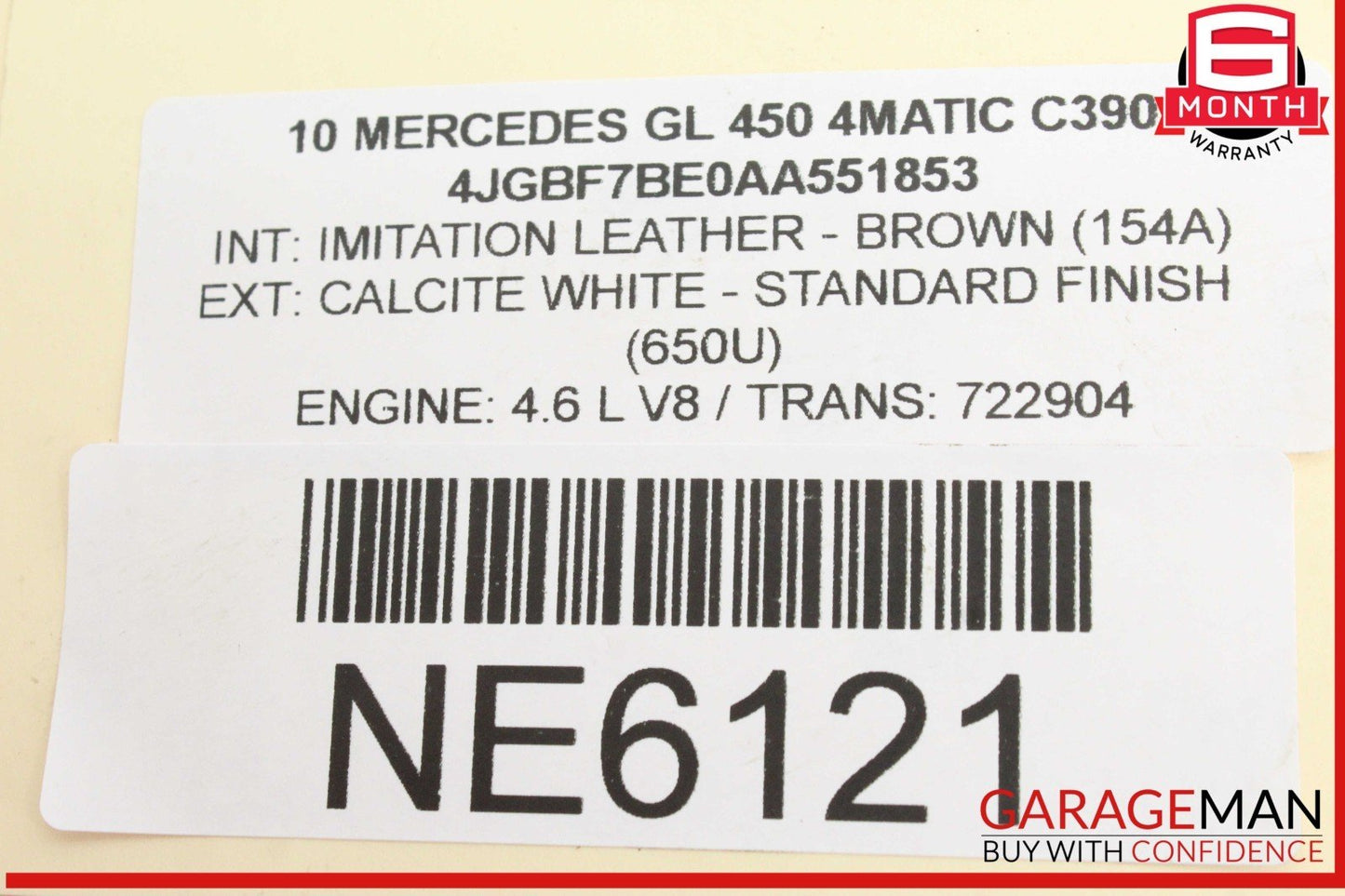 06-12 Mercedes X164 GL450 4MATIC Front Left Side CV Axle Shaft Driveshaft OEM