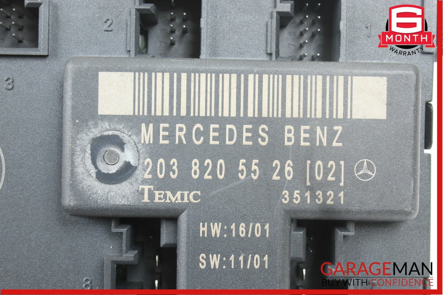 01-07 Mercedes W203 C230 C320 Front Left Driver Side Door Control Module OEM