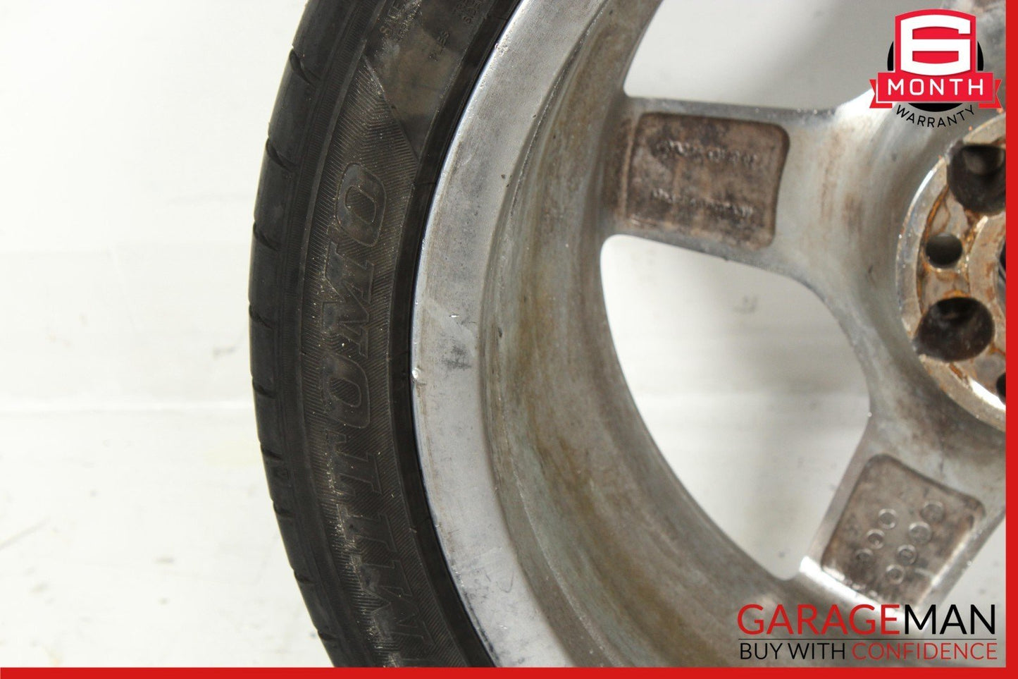 03-12 Mercedes R230 SL550 SL65 AMG Rear Wheel Tire Rim 8.5Jx18H2 ET30 OEM