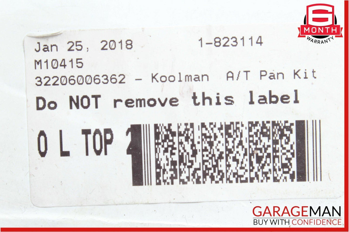 Koolman A/T Pan Kit 1-823114 Auto Transmission Oil Pan