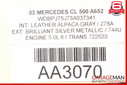 00-06 Mercedes W215 CL500 S500 Rear Right / Left Side Upper Control Arm OEM