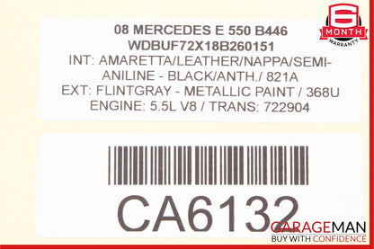 03-09 Mercedes W211 E550 E350 E320 E500 Door Lock Actuator Rear Left Driver Side