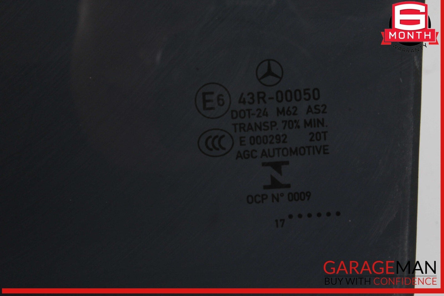 14-18 Mercedes W117 CLA250 Rear Left Driver Side Door Window Glass OEM
