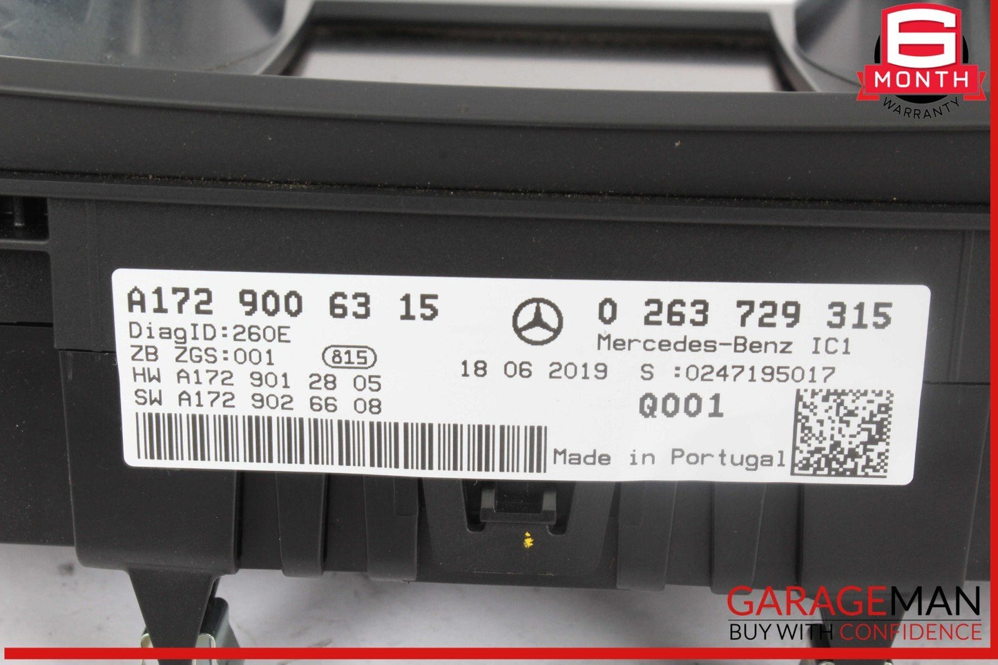 17-20 Mercedes SLC43 AMG SLC300 Speedometer Instrument Cluster Gauge OEM