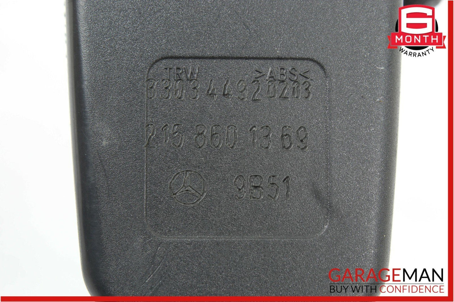 03-06 Mercedes W215 CL500 CL55 AMG Front Left Seat Belt Buckle OEM