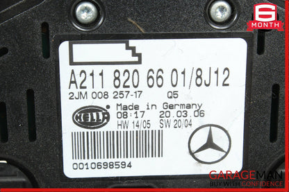 03-11 Mercedes W219 CLS500 Rear Overhead Dome Light Lamp 2118206601 Brown OEM