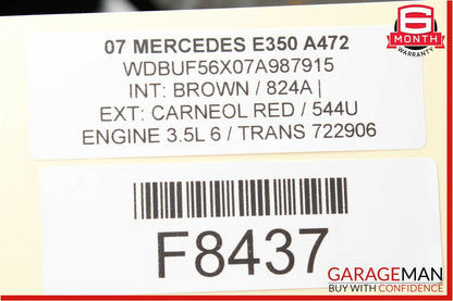 03-09 Mercedes W211 E350 Rear Left Driver Side Door Control Module Unit