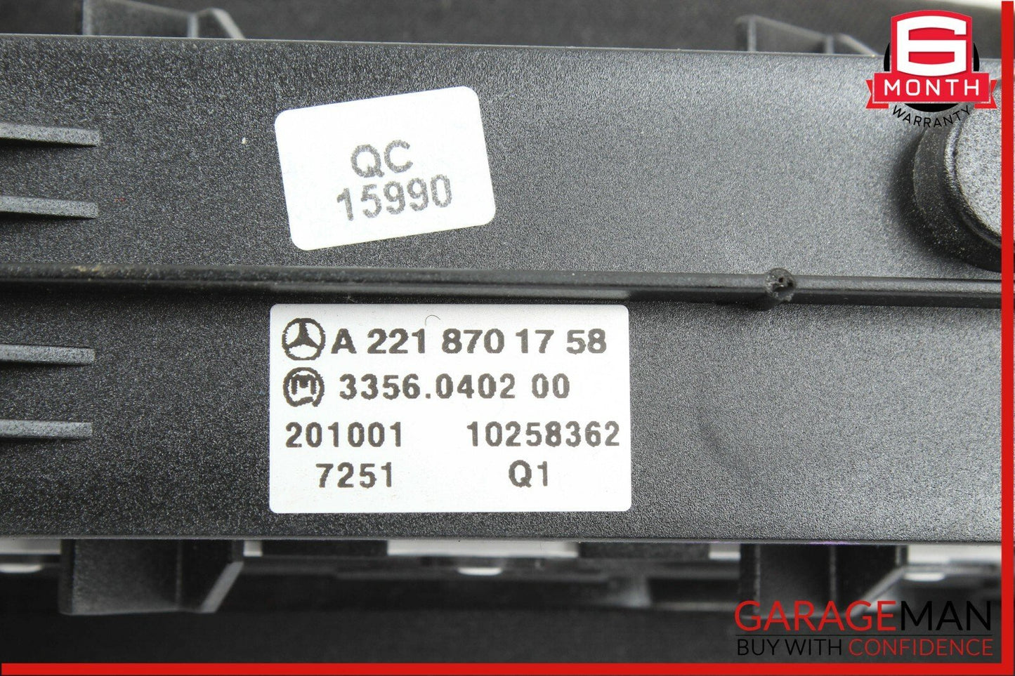 07-13 Mercedes W221 S550 CL600 Instrument Cluster Control Switch 2218701758 OEM