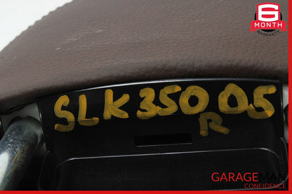 05-11 Mercedes R171 SLK280 Front Left / Right Side Seat Headrest Head Rest Brown