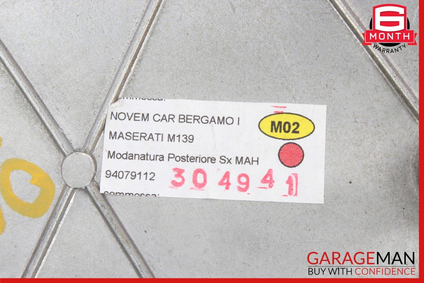 03-13 Maserati Quattroporte M139 Rear Left Side Door Panel Trim Panel OEM