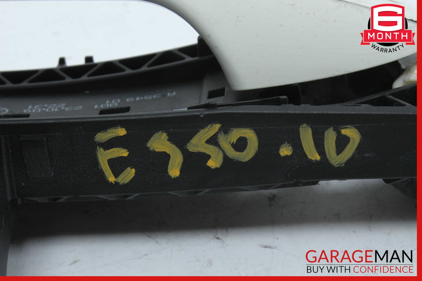 10-13 Mercedes W212 E350 E550 Rear Right Exterior Door Handle White OEM