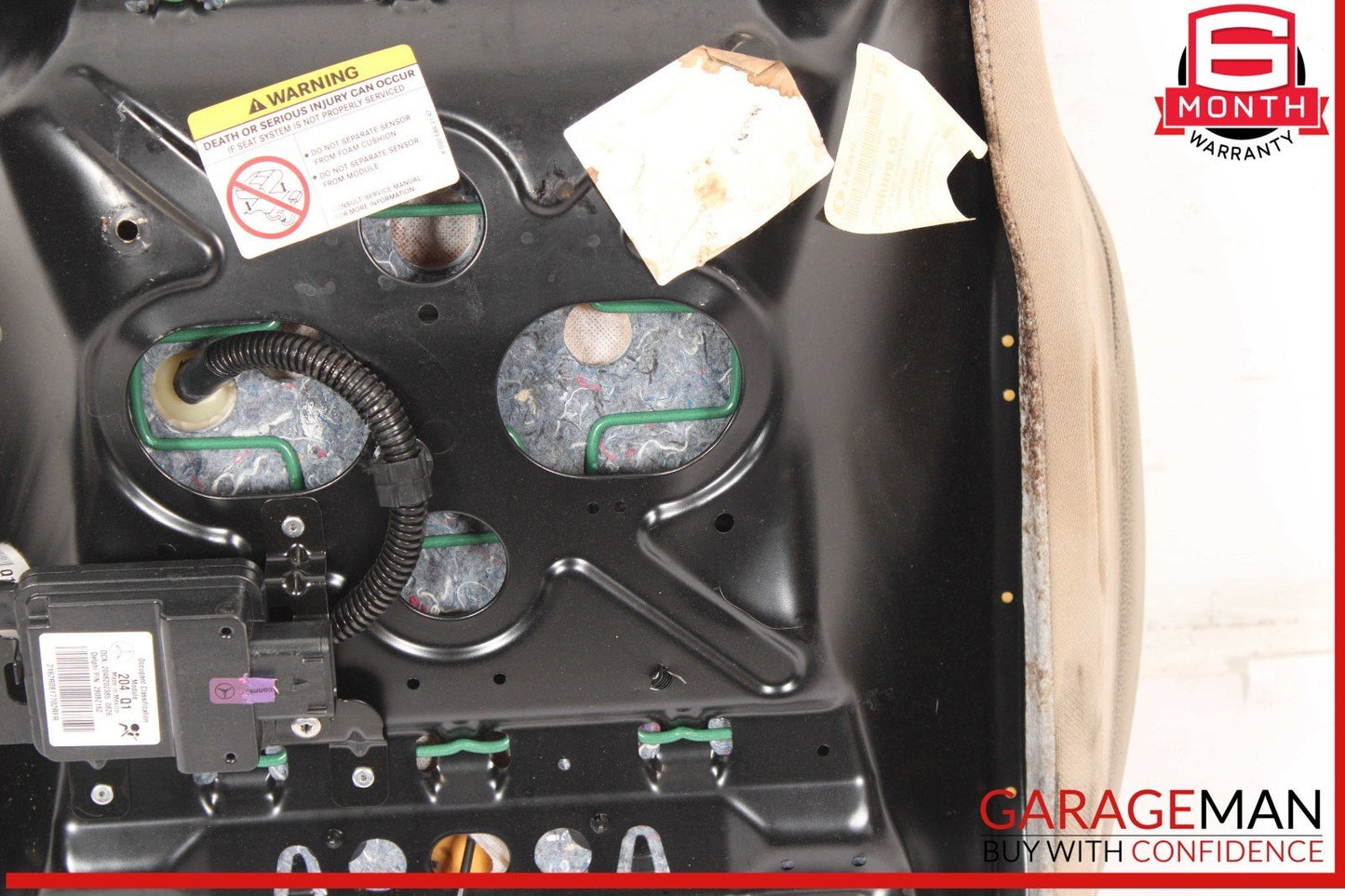 08-14 Mercedes W204 C300 C350 Front Right Side Lower Bottom Seat Cushion OEM