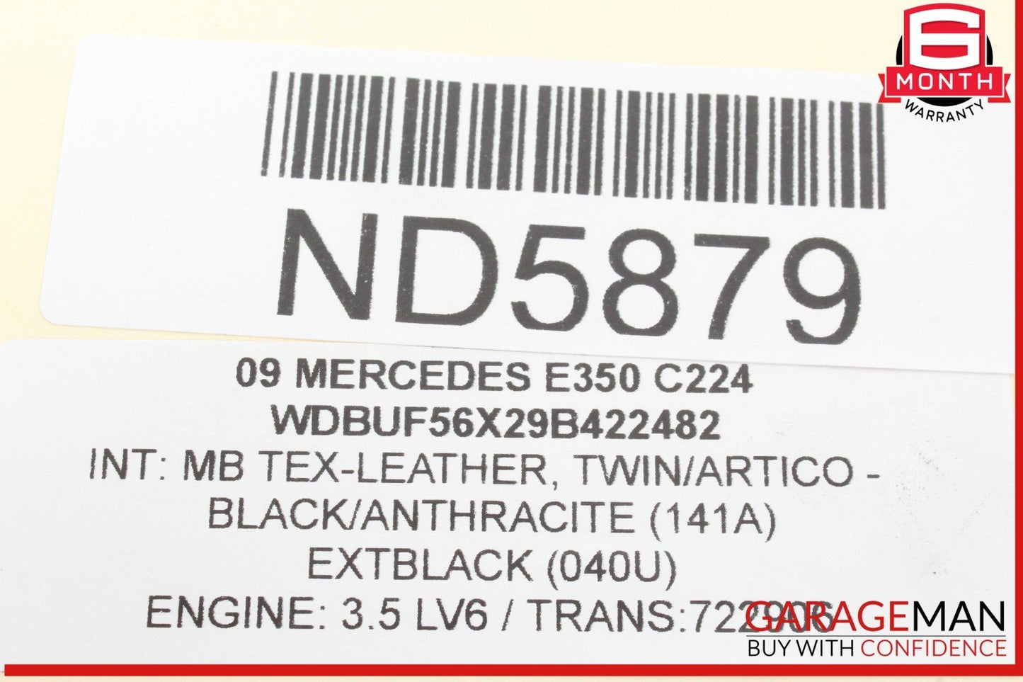 06-13 Mercedes W211 E350 ML350 R350 TPMS Tire Pressure Control 1645404701 OEM