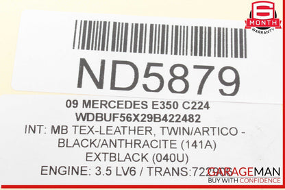 06-13 Mercedes W211 E350 ML350 R350 TPMS Tire Pressure Control 1645404701 OEM