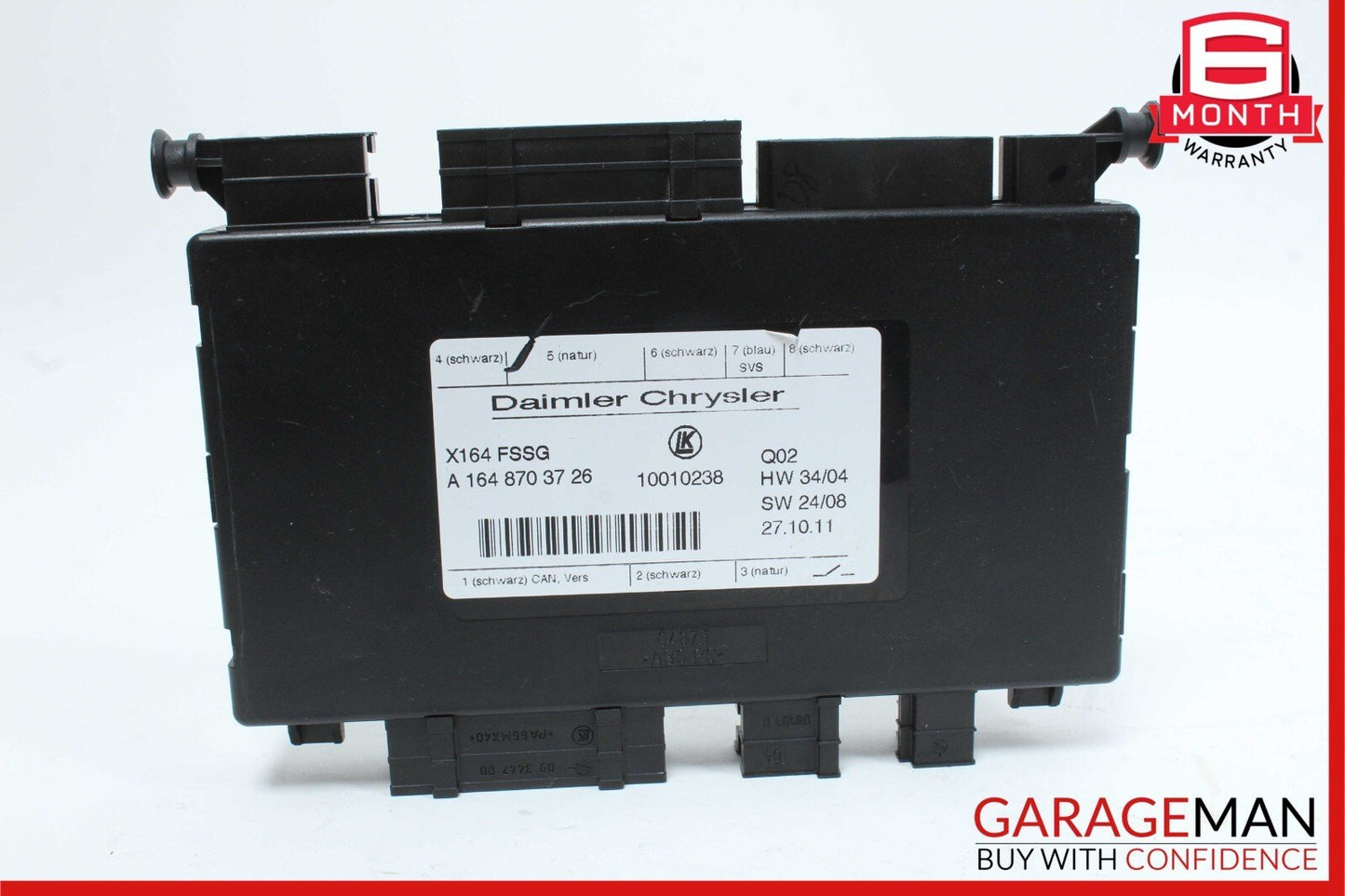 07-16 Mercedes X164 GL350 GL550 Third Seat Row Power Folding Control Module OEM