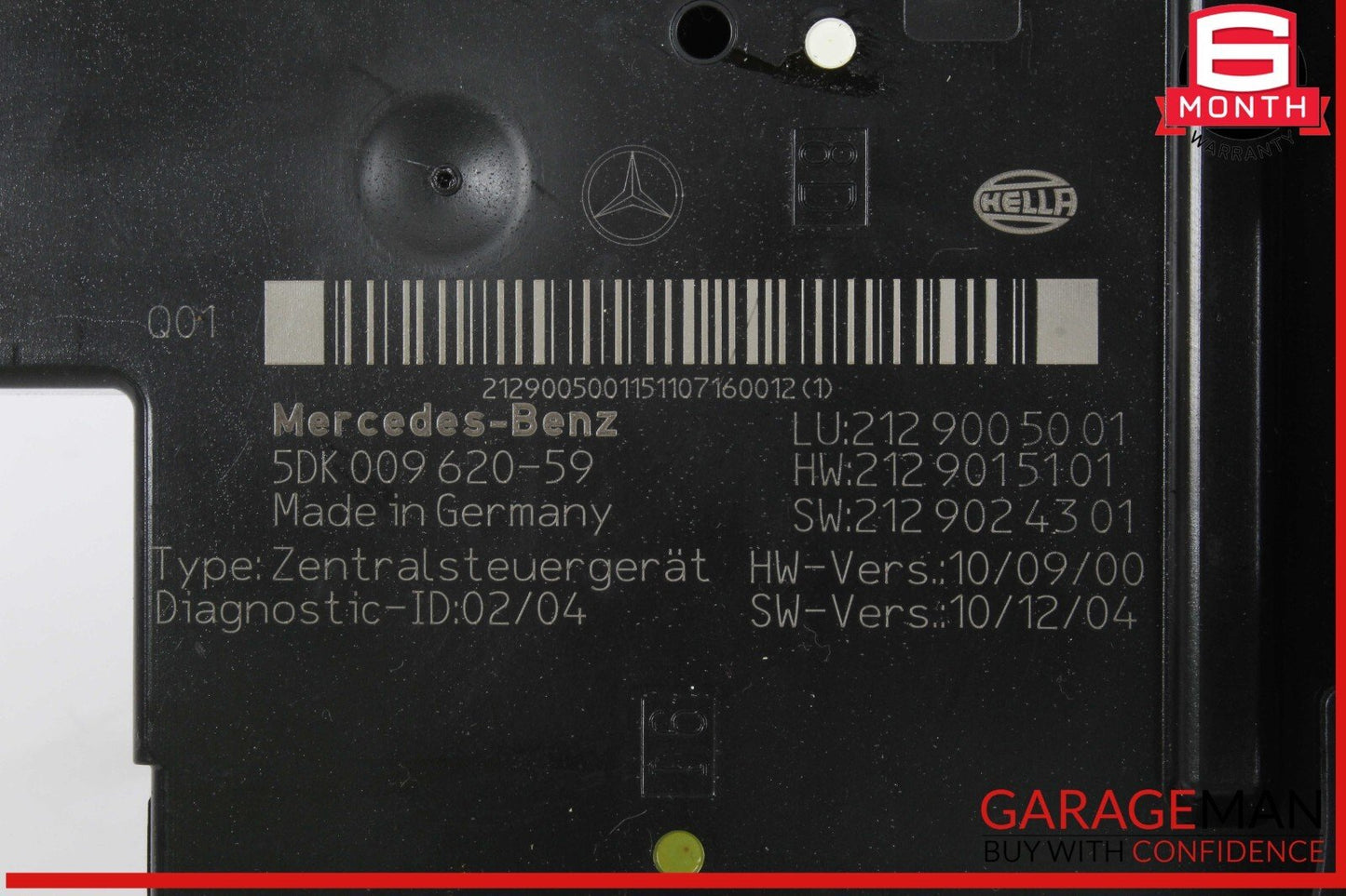 10-18 Mercedes W212 E350 E400 CLS550 Rear SAM Fuse Box Relay Control Module Assy