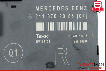03-09 Mercedes W211 E350 E500 E550 Front Right Passenger Door Control Module OEM