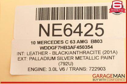 07-15 Mercedes W204 C63 SL63 S63 AMG 6.3L Engine Starter Motor 0061515301 OEM