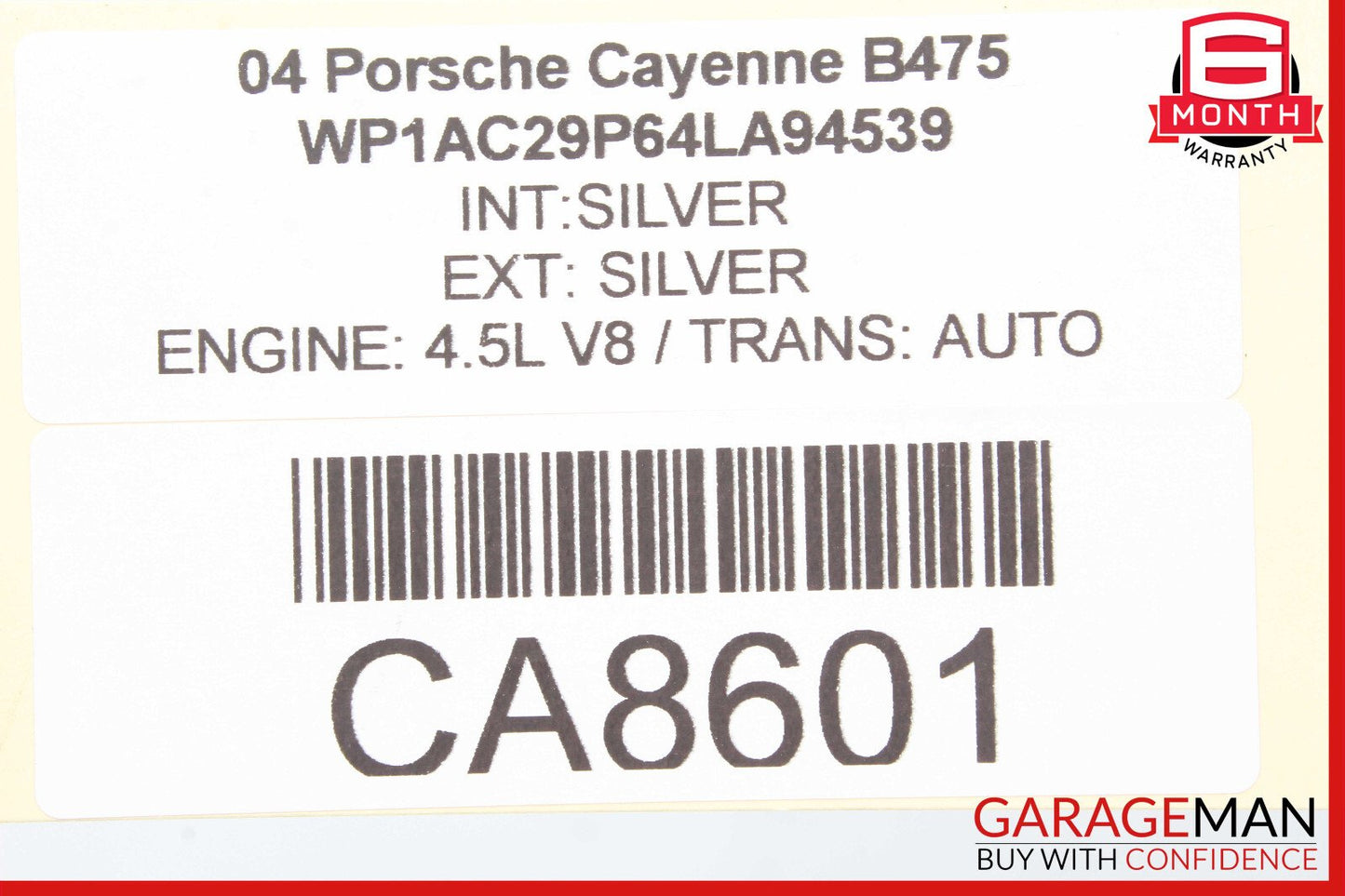 03-10 Porsche Cayenne 955 957 Rear Left or Right Side Upper Rearward Control Arm