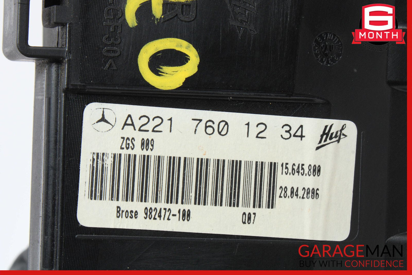 07-13 Mercedes W221 S550 S400 S63 AMG Front Right Side Exterior Door Handle OEM