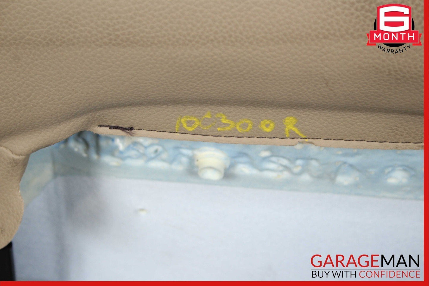 08-14 Mercedes W204 C250 C300 Sedan Front Right Top Upper Seat Cushion Beige