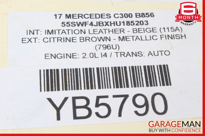 15-18 Mercedes W205 C300 C350e RWD Rear Right Side Axle CV Half Shaft OEM