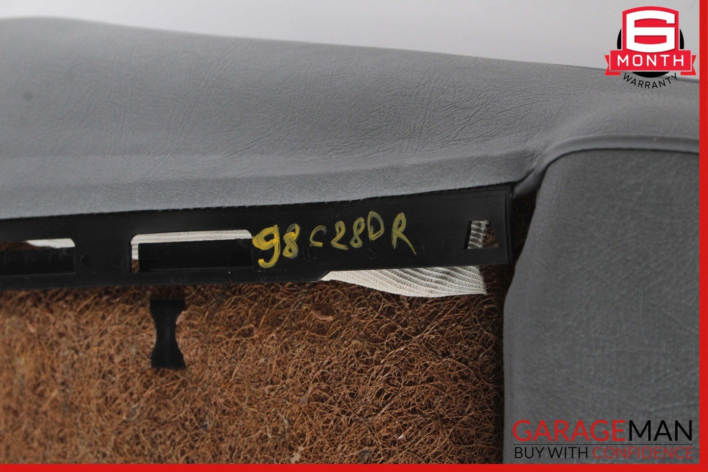 94-00 Mercedes W202 C230 C280 Front Right Side Top Upper Seat Cushion Cover Grey