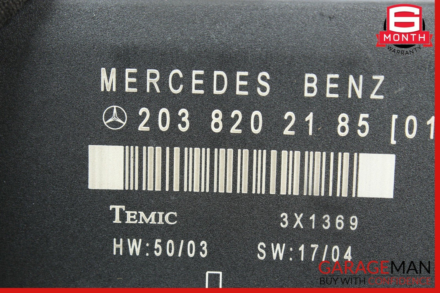 01-07 Mercedes W203 C230 C320 C55 AMG Rear Left Side Door Controller Module Unit